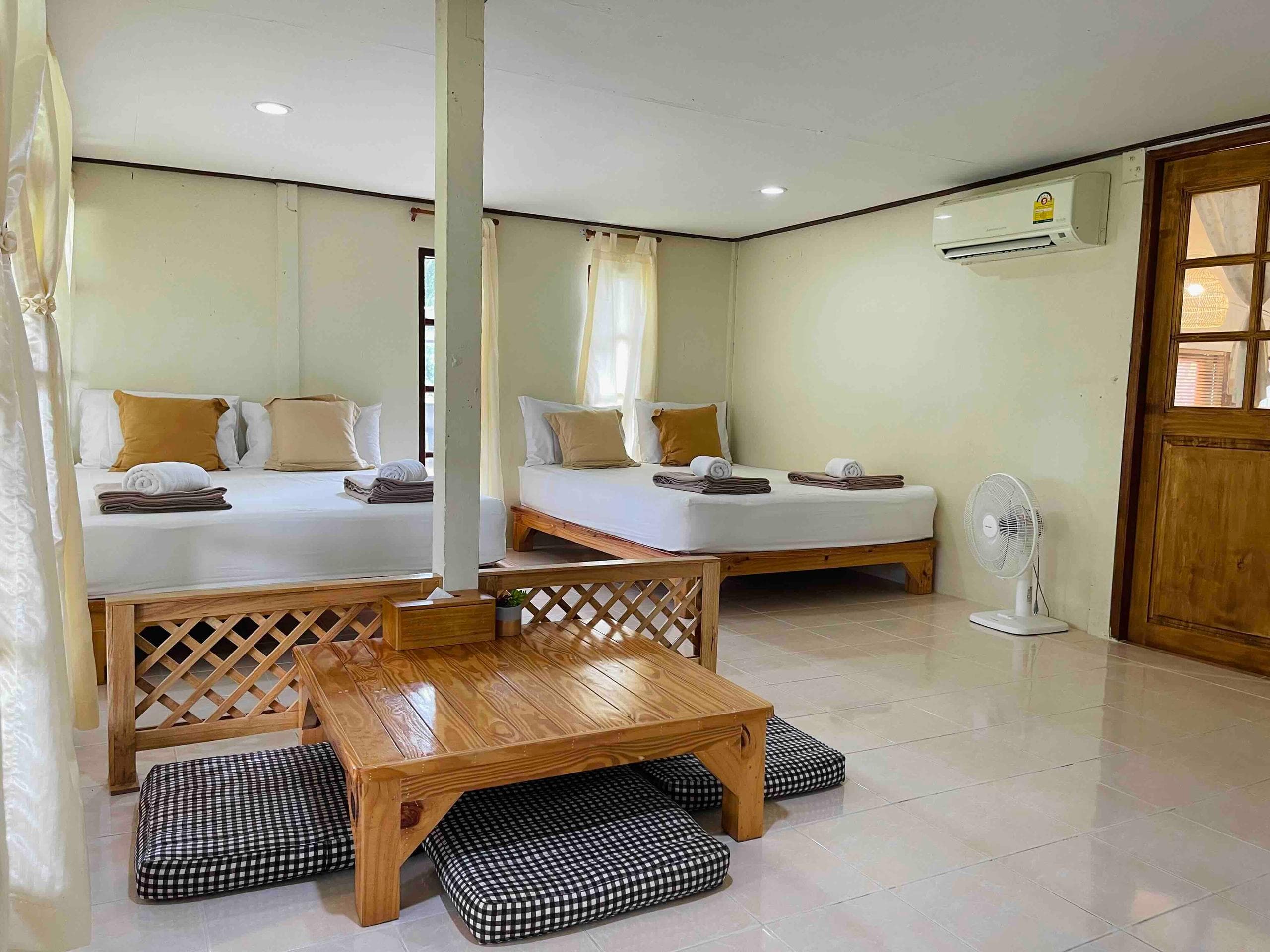 บ้านร่มไม้ บ้านสวนสายสมร ที่พักนครนายก