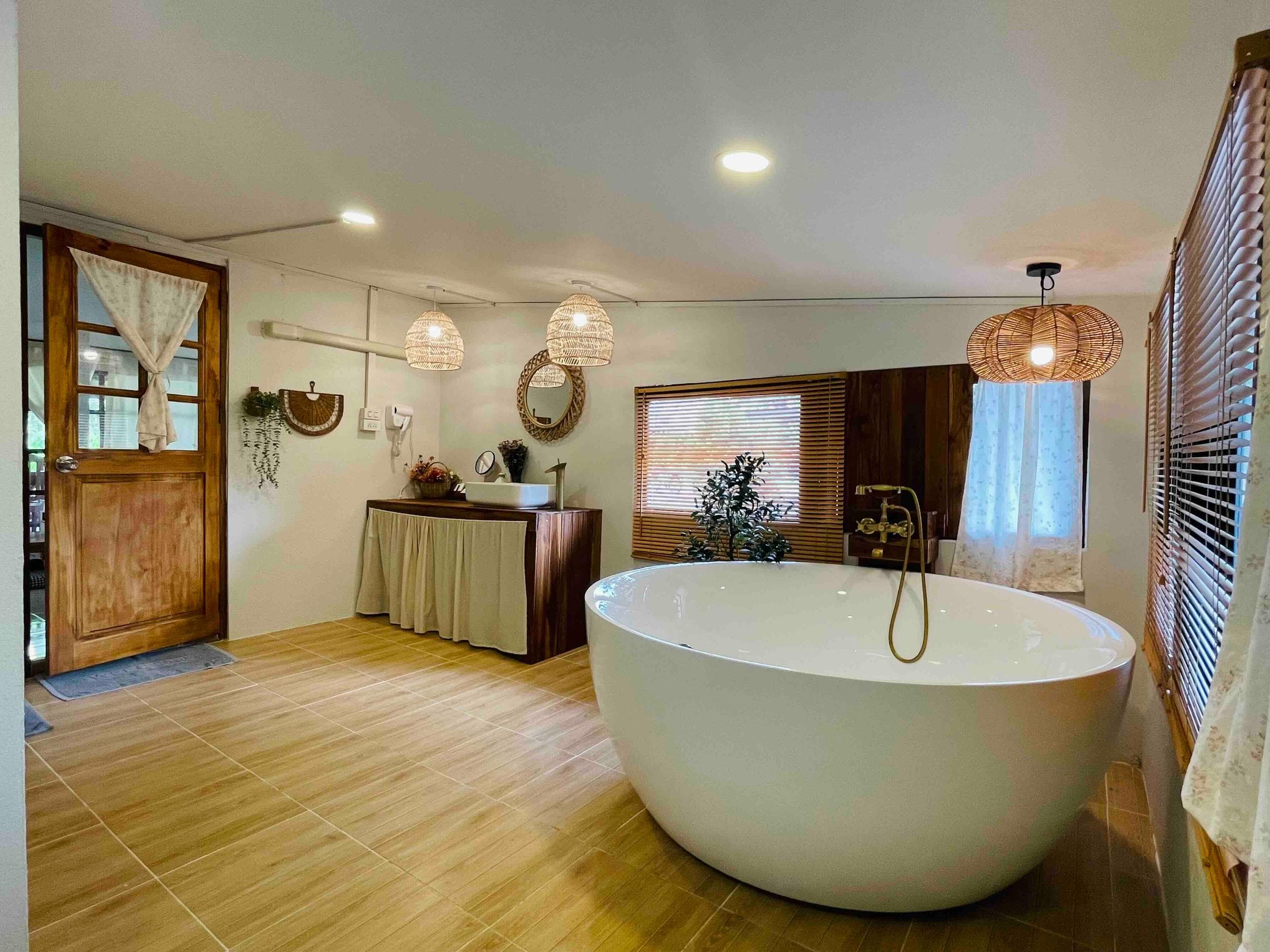 บ้านร่มไม้ บ้านสวนสายสมร ที่พักนครนายก